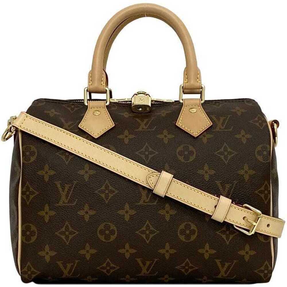 Louis Vuitton Beige Zipper Boston Bag Speedy Bandouliere Shoulder Brown - Picture 2 of 10
